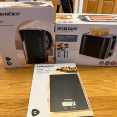toaster, kettle & scales