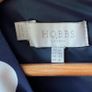 Hobbs London Astraea Navy Blue & Ivory Polka Dot Shift Dress  UK 14 Image 6