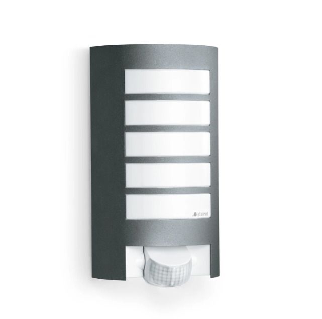 STEINEL L 12 S sensor outdoor wall light, grey