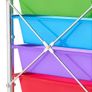 Rolling Cart with Drawers, 10 Drawer Storage Organizer, Mobile Utility Cart with Steel Frame, Universal Casters & 2 Brakes, Great for Office, Classroom, Craft Tools, Garage, Studio, Rainbow Image 9