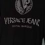 Versace Jeans Black Logo Long Sleep Top Sz S Image 3