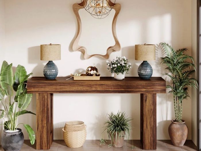 Rustic Brown Console Table  160cm