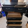 Black Chest of Drawers Image 5