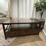 Solid Coffee Table with Drawers Image 3