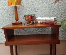 Teak stand, occasional table, end table, display stand, Teak plant stand