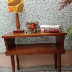 Teak stand, occasional table, end table, display stand, Teak plant stand