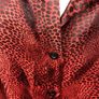 NEW Boohoo red leopard print blouse (size 22) Image 3