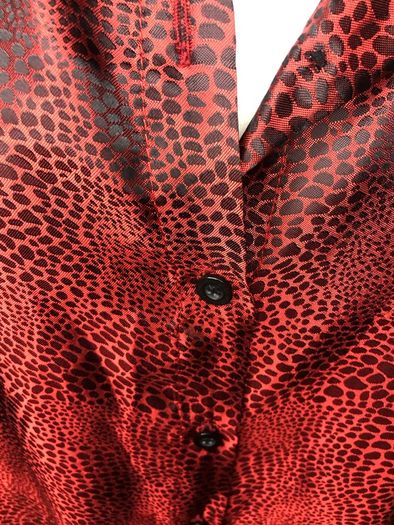 NEW Boohoo red leopard print blouse (size 22)