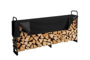 Heavy Duty Outdoor Firewood Log Rack with Waterproof Cover  259 x 36 x 117 cm (8.5ft x 1.2ft x 3.8ft)  Stores 1/2 Cord of Wood