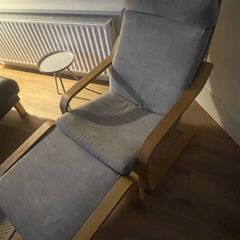 Ikea Poang Armchair & Footstool