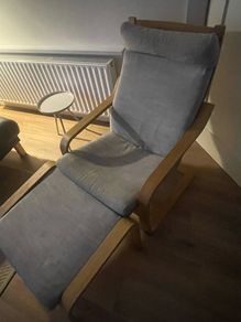 Ikea Poang Armchair plus Footstool