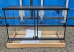 Glass Terrarium with Mesh 60x30x40