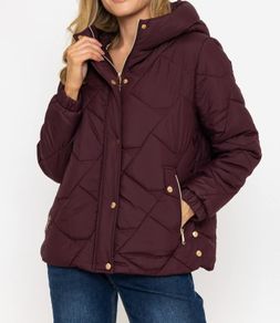 J'amie LA Vie Burgandy jacket fits size UK 16/18