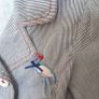 Chic french inspired pinstripe jacket blazer age 3-4 Image 5