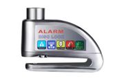 Motorbike Disk Lock - silver - 2 keys