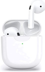 Wireless Headphones, Wireless Earbuds 3D HiFi Stereo Headphones Noise Cancellation in-Ear Built-in Mic with Charging Case, IPX6 Waterproof