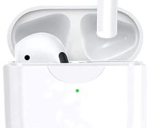 Wireless Headphones, Wireless Earbuds 3D HiFi Stereo Headphones Noise Cancellation in-Ear Built-in Mic with Charging Case, IPX6 Waterproof