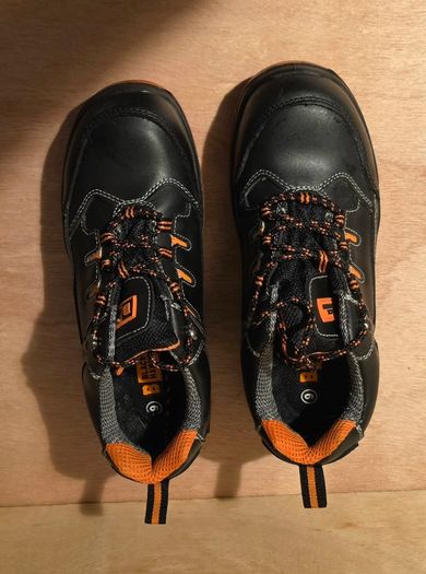 Mens Black Hammer  S3  Safety Shoes Composite Toe Size 9 In Very  Good Condition