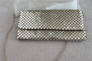 Metallic light gold bag