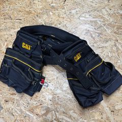 Cat tool belt with 3x pouch and hammer loop