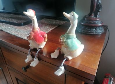 Ceramic Duck Figurines