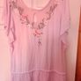 Pink embroidered top size UK12 EU40 Postage included Image 5