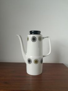 Mid Century British Anchor Hostess Cameo Coffee Pot