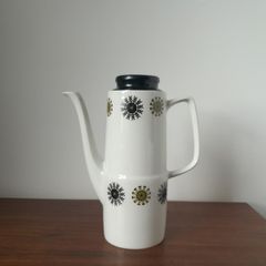 Mid Century British Anchor Hostess Cameo Coffee Pot