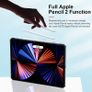 XUNDD Case for iPad Pro 11 Inch 2021 (3rd Generation), Slim Clear Backshell, Shock Absorption Soft TPU Edge Bumper [Support Apple Pencil Charging] - Black Image 7