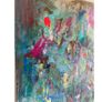 Large Original Floral  Painting Irish abstract art Warm Aesthetic Image 4