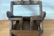 Handcrafted Rustic Wooden Wine Holder