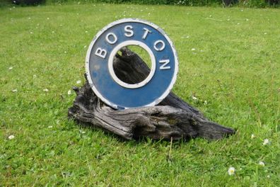 Vintage Nautical BOSTON Sign Ring