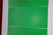 3 Lego Base Plates Green 16 by 32
