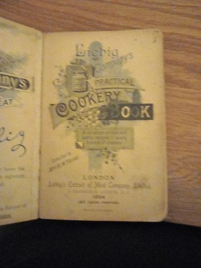 1894 Antique Liebig Company Practical Cookery Book