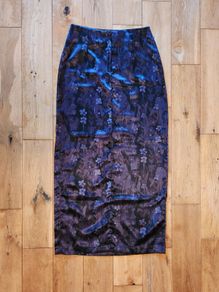Satin midi Skirt