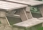 handmade wooden bench
