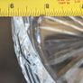 Large Bohemian Style Hand Cut Crystal Bowl Diamond Fan 22cm Image 5