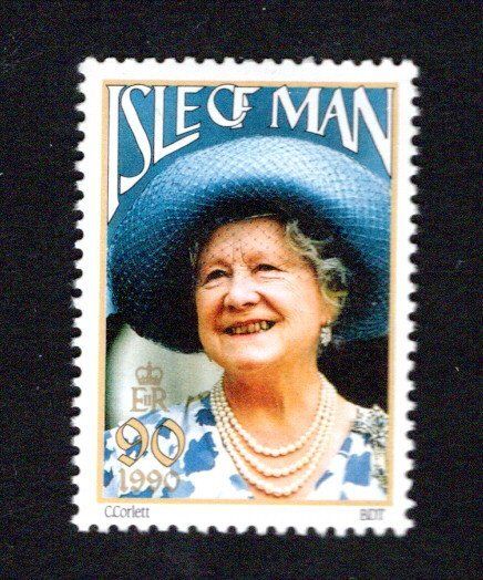 1990 Isle of Man 90th Birthday of Queen Elizabeth Commemorative Stamps Mint Never Hinged (MNH)
