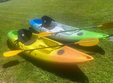 2 X Perception Scooter Sit On Top Kayaks