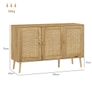 Rattan storage cabinet Image 3