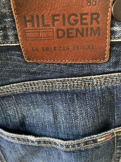 Hilfiger denim men's straight fit indigo blue 34 /34