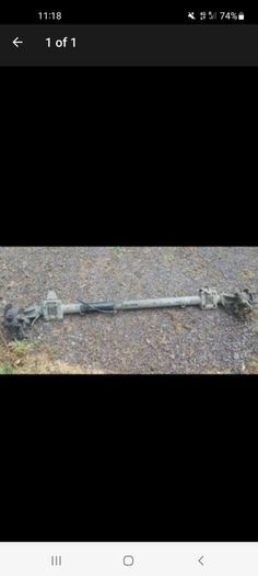Renault master, movano rear axle