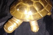 Brass Ashtray with lid.