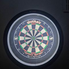 Dart Board, Ring Light + Darts