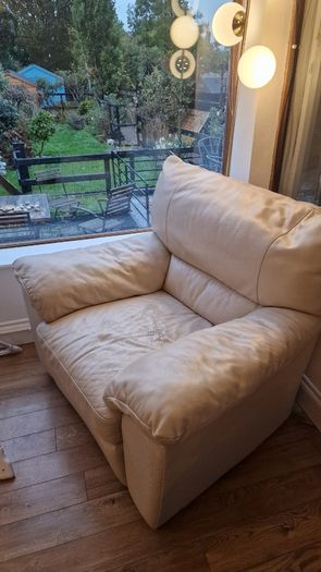 leather armchair