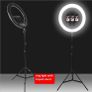 Professional HD 21 inches LED Ring Light With Tripod Black (2.1 M) Image 3