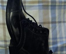 Red Tape Ankle Boots - New Black - Leather