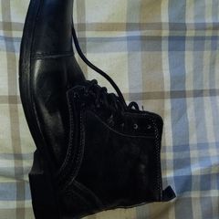 Red Tape Ankle Boots - New Black - Leather