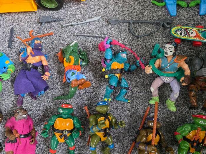Teenage mutant teenage turtles 1980s vintage toys