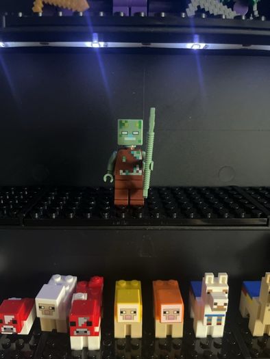lego Minecraft drowned with a trident